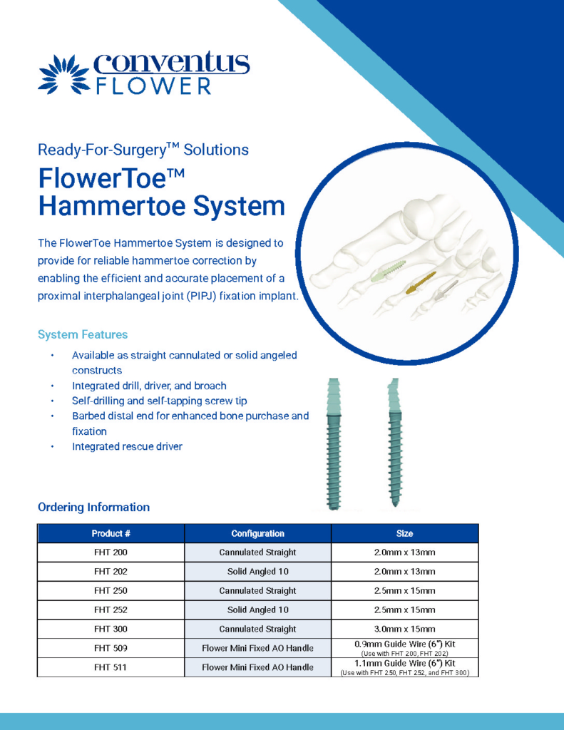 Resources Conventus Flower Orthopedics